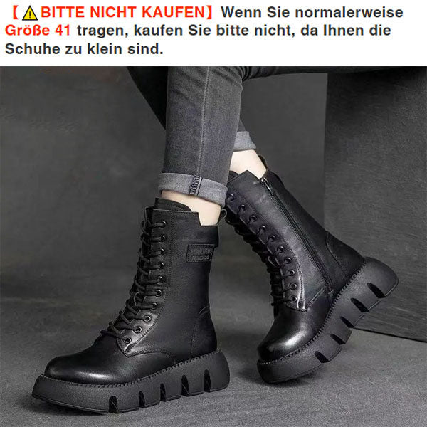 Lena | Chunky Sole Side Zip Women's Boots