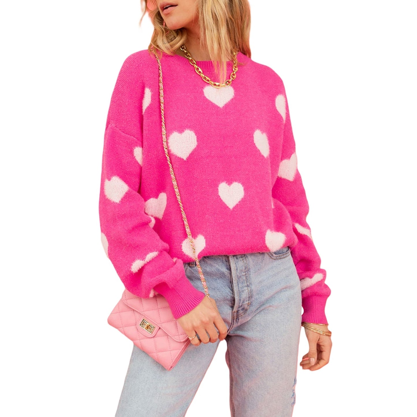 WW | Süßer Pullover mit Kleinem Herz