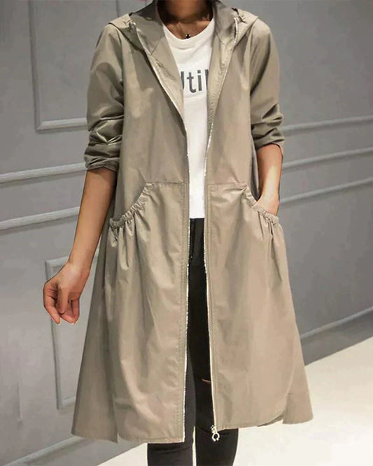 WW | lässige Damenjacke mit Reißverschluss und Taschen