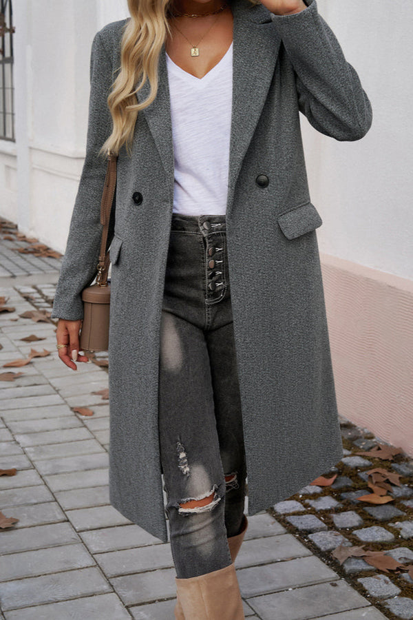 WW | Women's Elegant Tailored Long Winter Coat