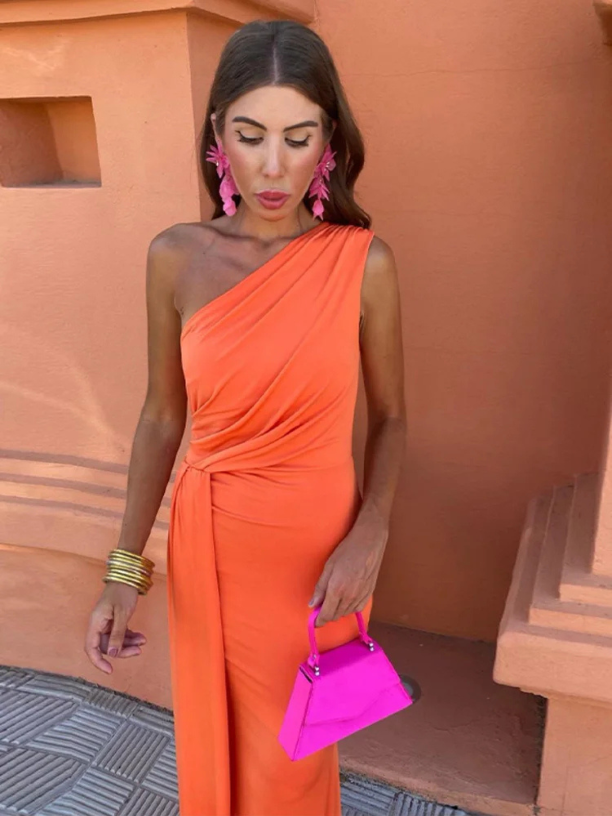 Lia™ | Asymmetric Maxi Dress