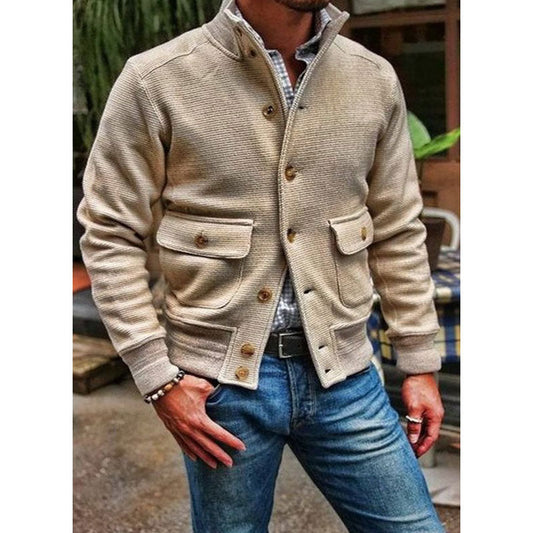 WW | Stylische Einfarbige Winterjacke