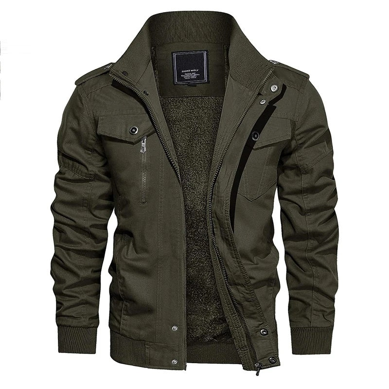 WW |  Trendige Bomberjacke mit Weichem Innenfutter für Herren - Perfekt für Alltag