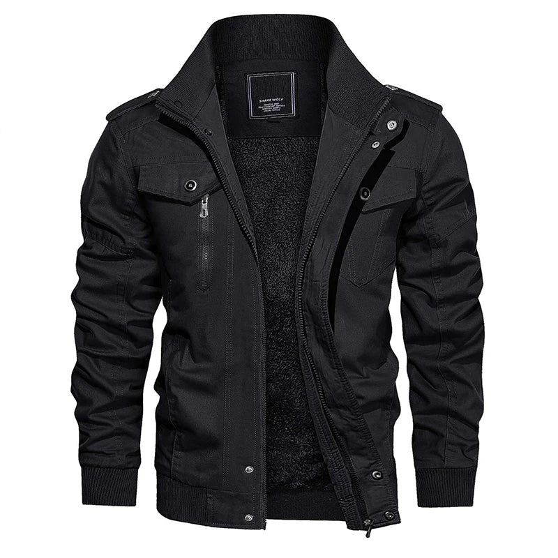 WW |  Trendige Bomberjacke mit Weichem Innenfutter für Herren - Perfekt für Alltag