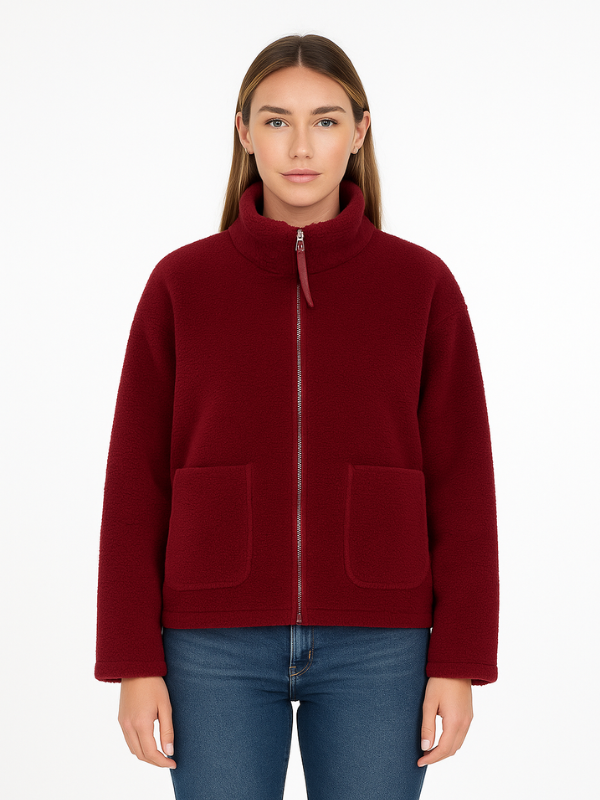 WW | Oversized Sherpa Fleece Jacket Ultra-soft and stylish for cold weather