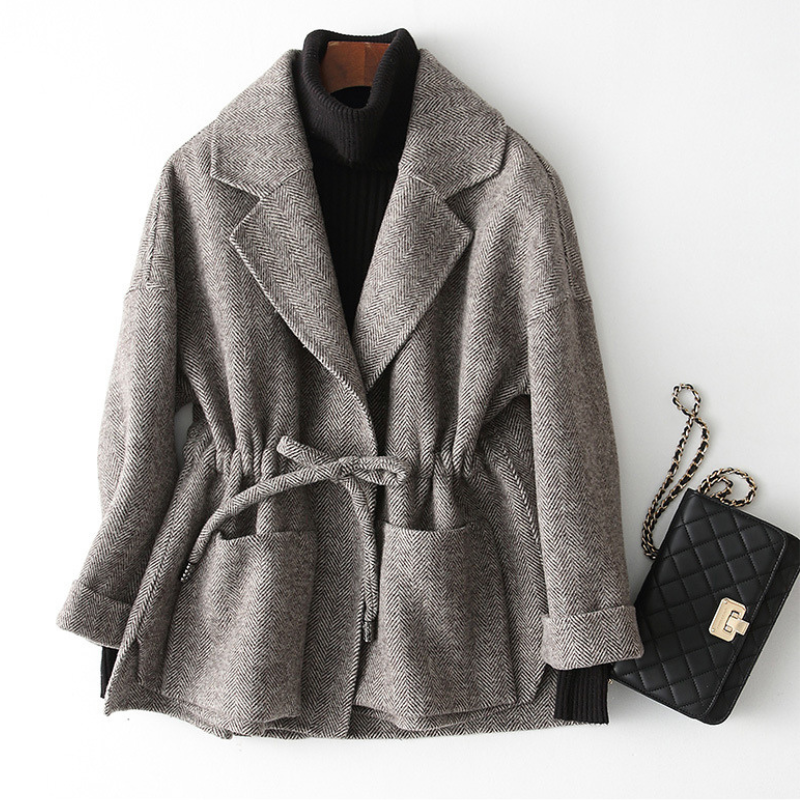 WW | Gray Tie-Front Cardigan for an Elegant Look