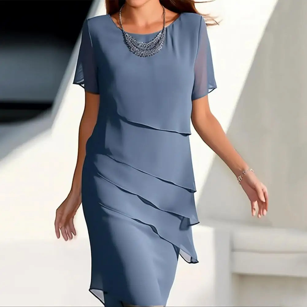WW | Elegantes Chiffonkleid