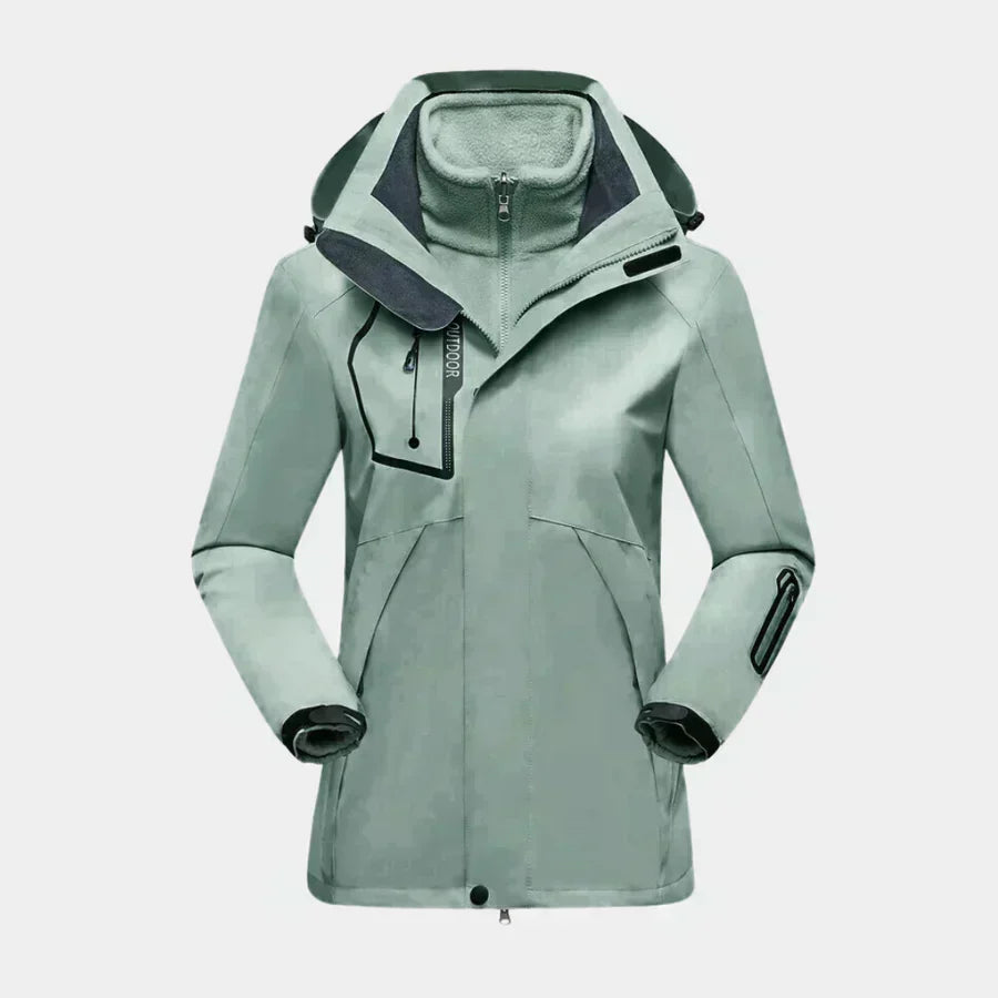 WW | Damen Langarm Ski Jacke Multifunktional
