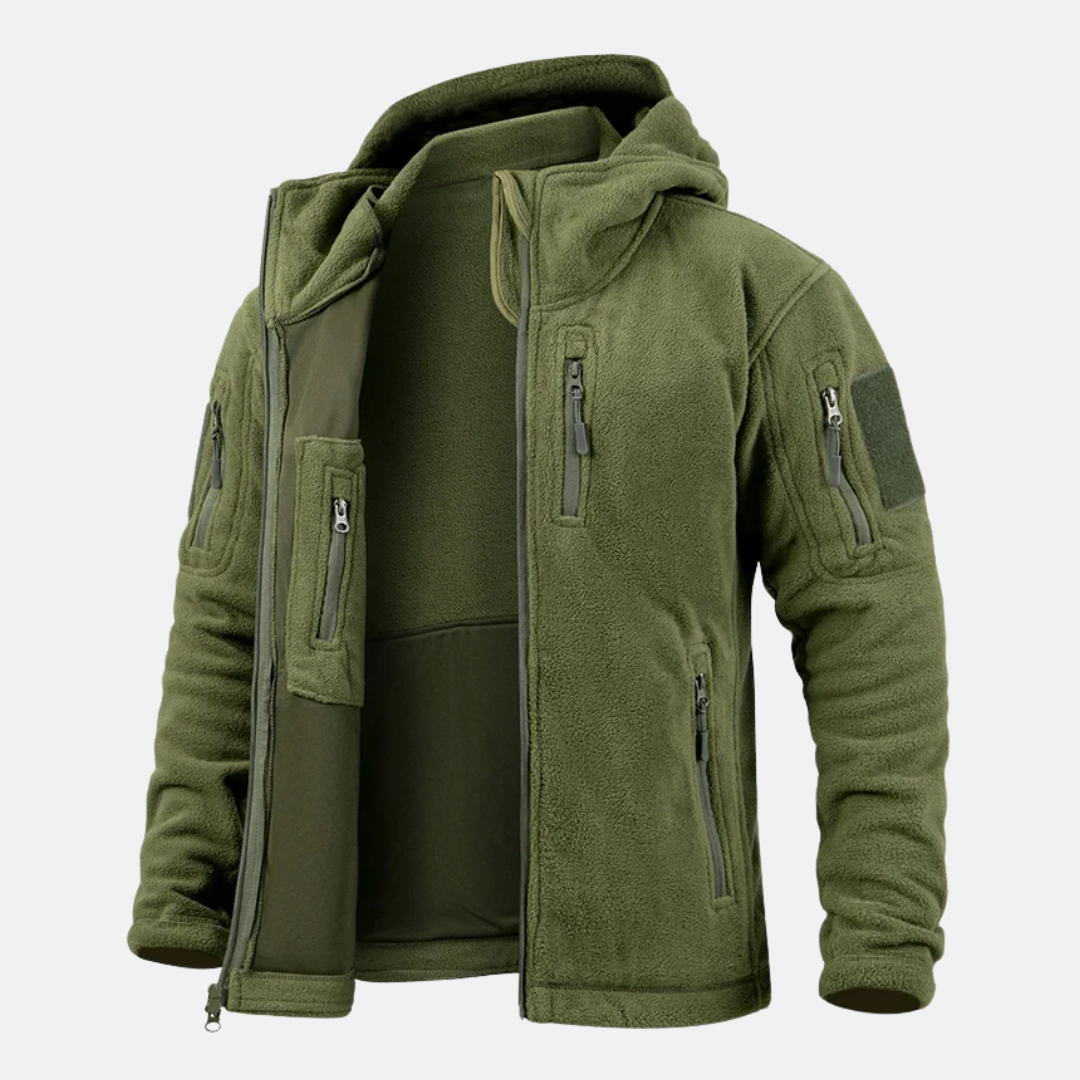 WW | Taktische Fleecejacke - Lässige Reguläre Passform Hüftlanger Jacket