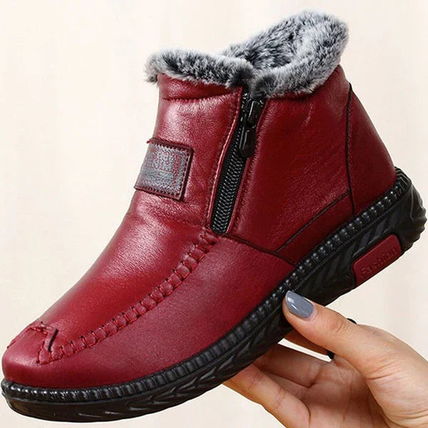Rustan | Waterproof Non-Slip Cotton-Leather Ankle Boot