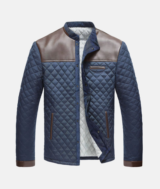WW | Bomberjacke - Lässig - Blau / Vielseitiges Design - Geeignet für den Alltag der Männer
