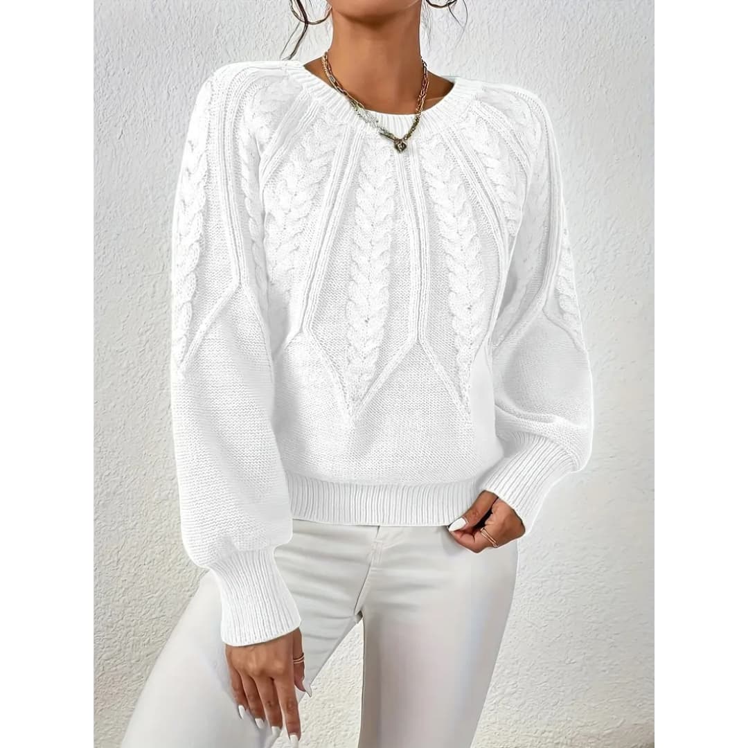 WW | Women's Classic Cable Knit Sweater