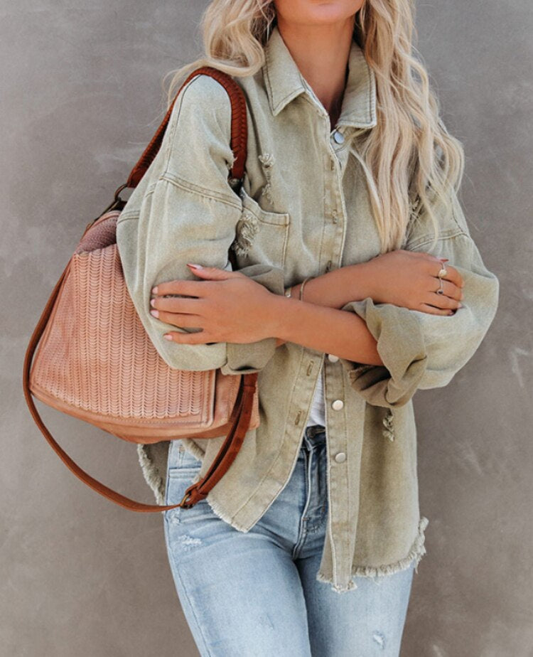 WW | Trendiges Denim-Jacke für Damen - Stilvoll und Vielseitig