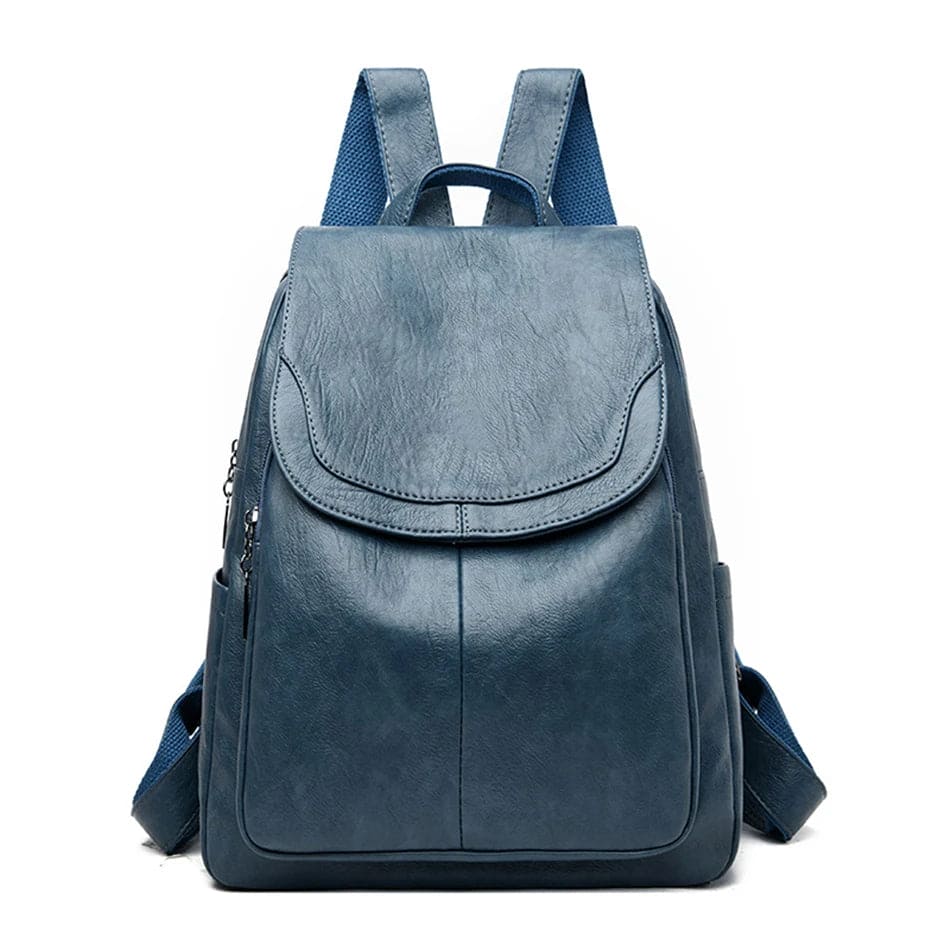 WW | Schicker Leder Rucksack Mit Diebstahlschutz Für Damen