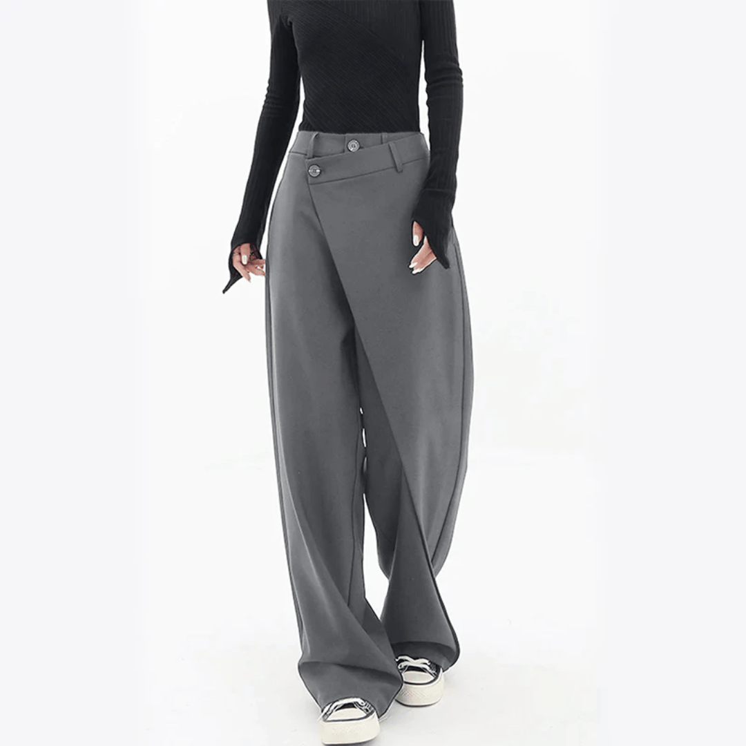 WW | Weitbeinige Hosen - Asymmetrische & Luxuriöse Weitbeinige von Isabella Vionnet