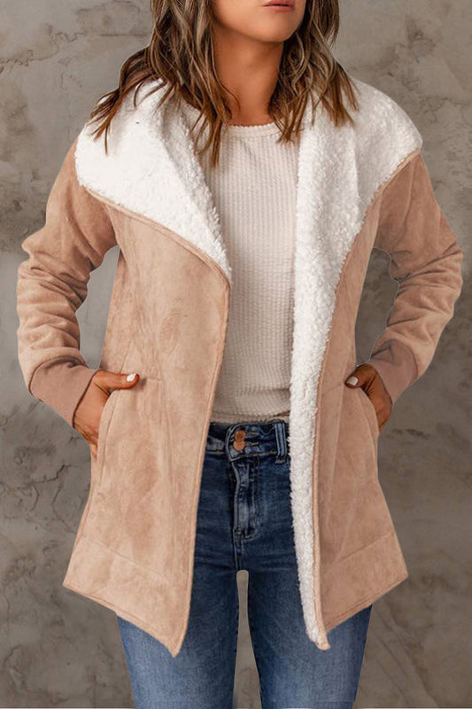 WW | Elegante langärmlige Daunenjacke mit tailliertem Schnitt