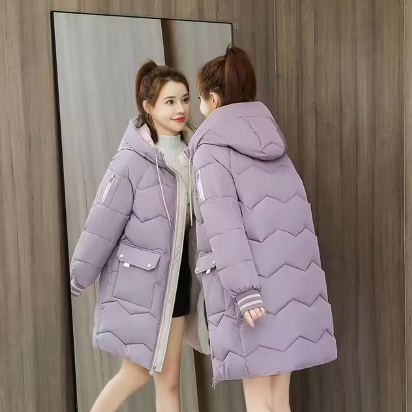 WW | Lange Parka Baumwolljacke