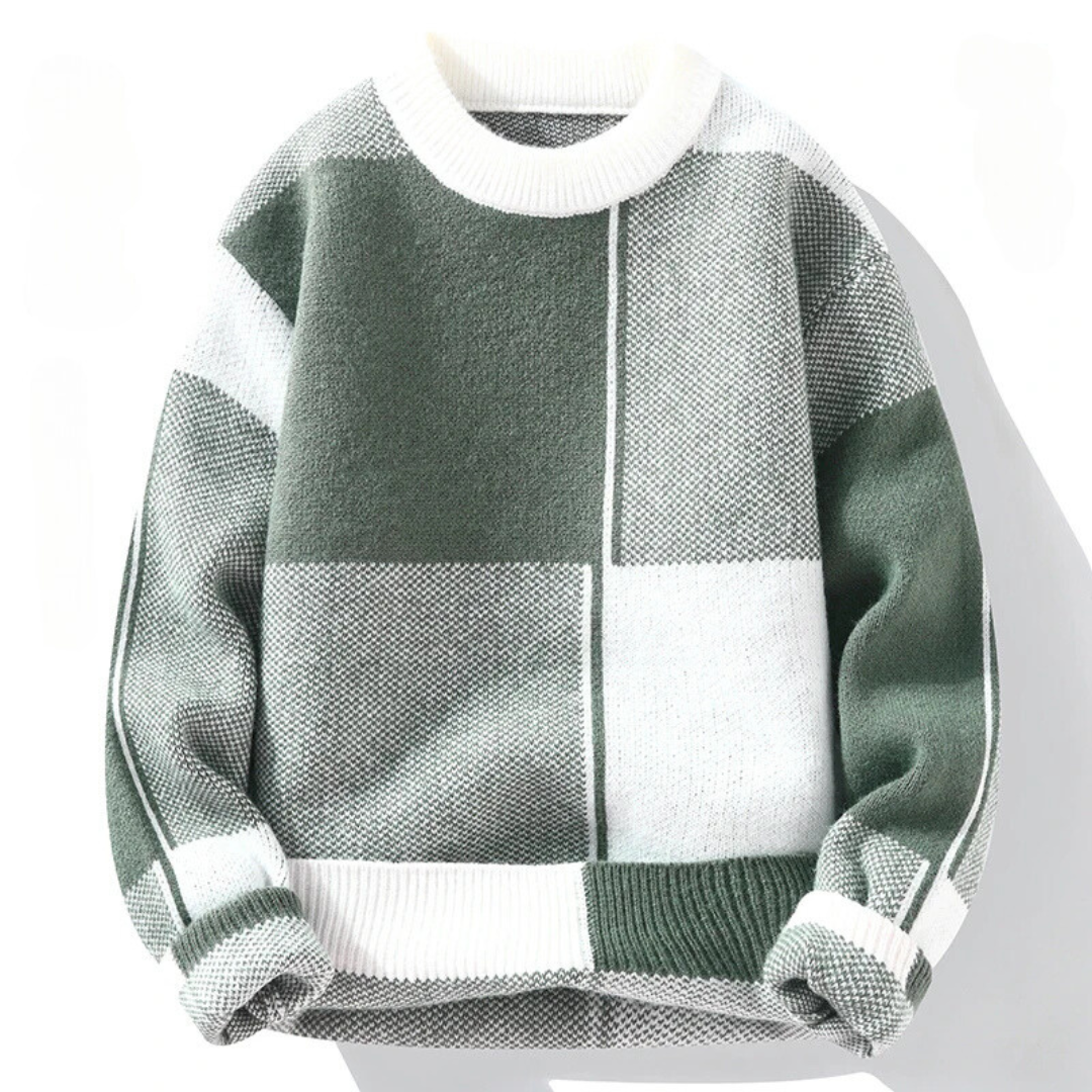 WW | Casual Plaid Men's Pullover