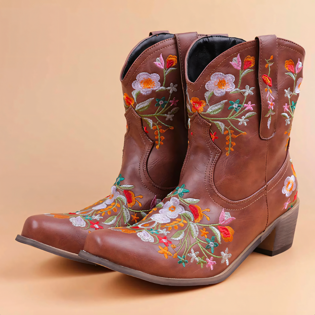WW | Wetterbeständige Vintage Cowgirl-Stiefel