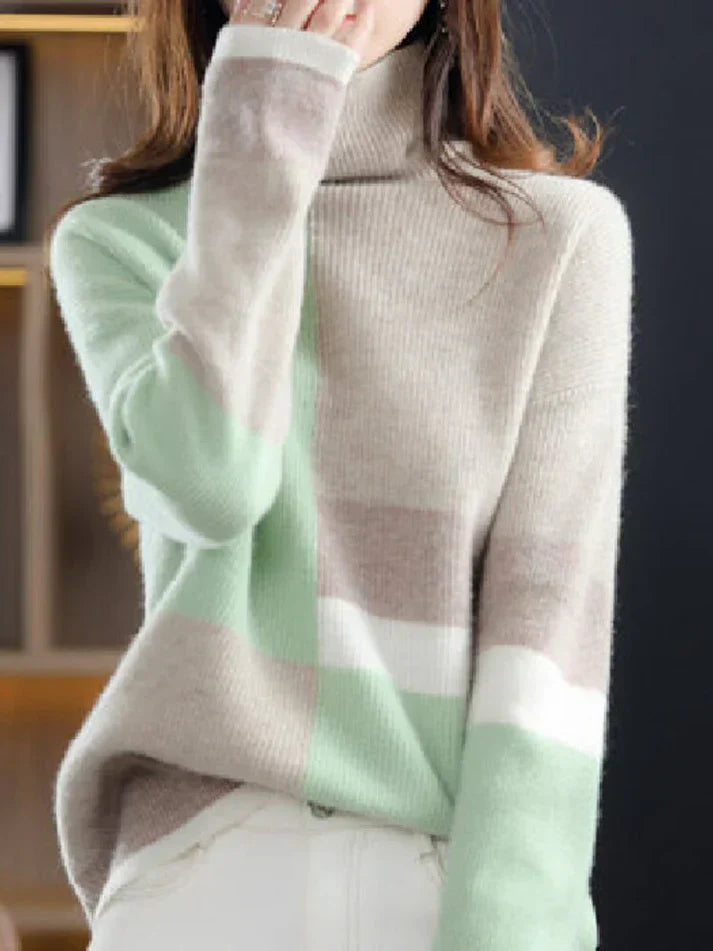 WW | Klassischer damen-rollkragenpullover