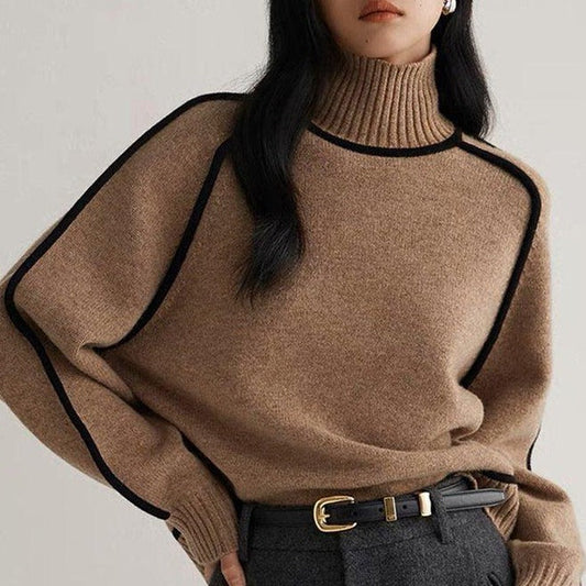 W&W - Coffee High-Neck Jumper