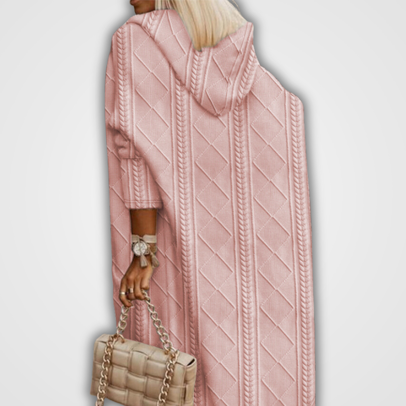 WW | LANGER WESTE CARDIGAN MIT KAPUZE