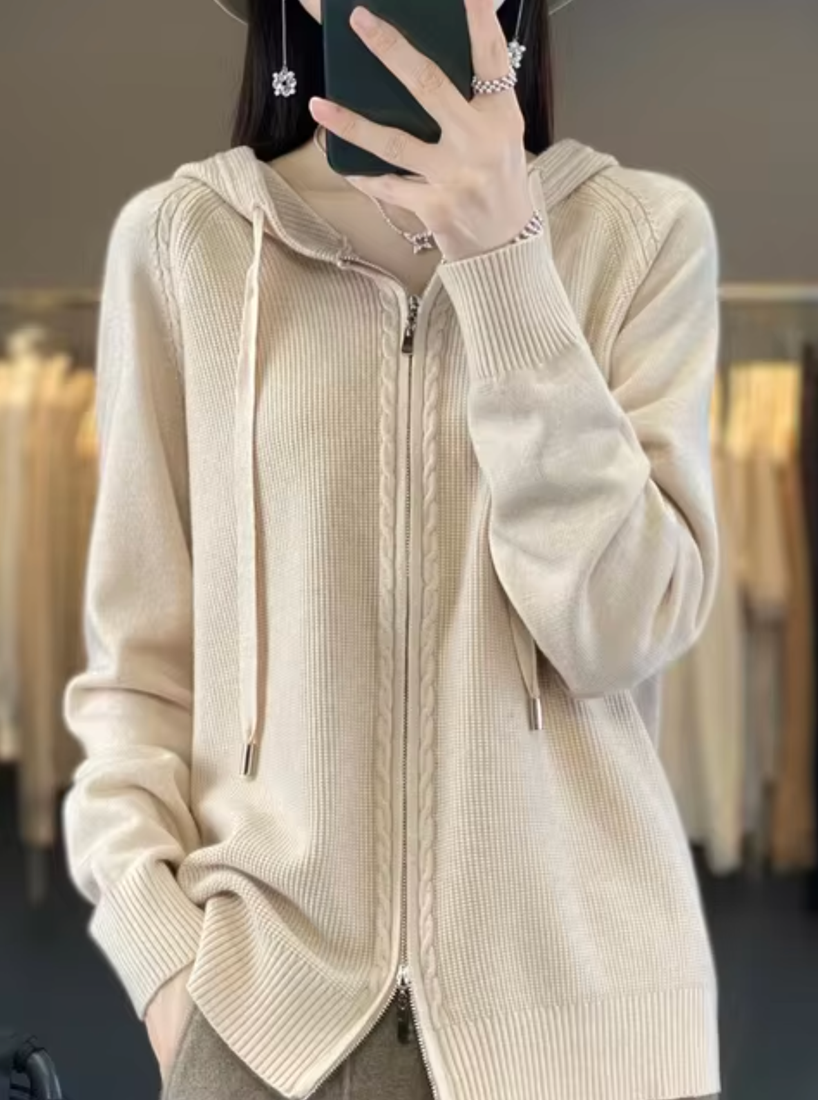 WW | Cardigan with hood