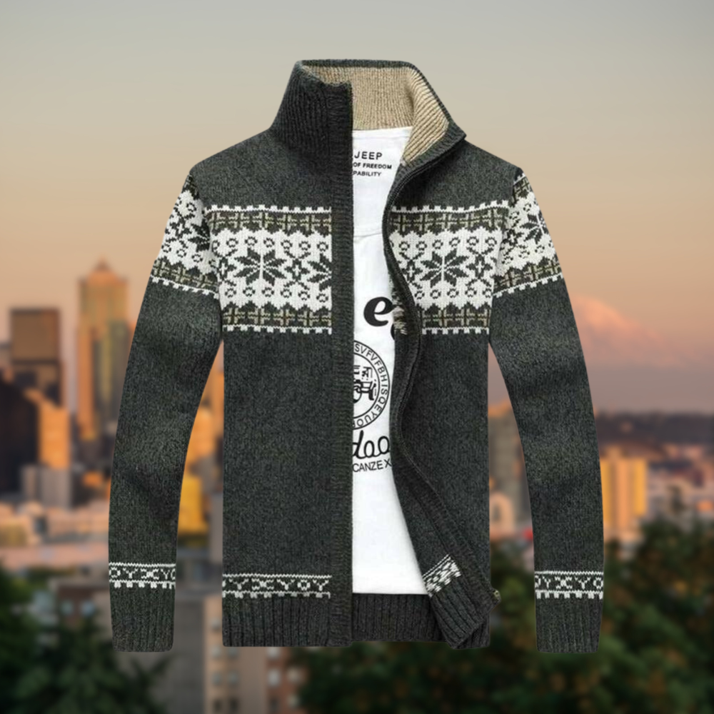 WW | Sweater with stand-up collar
