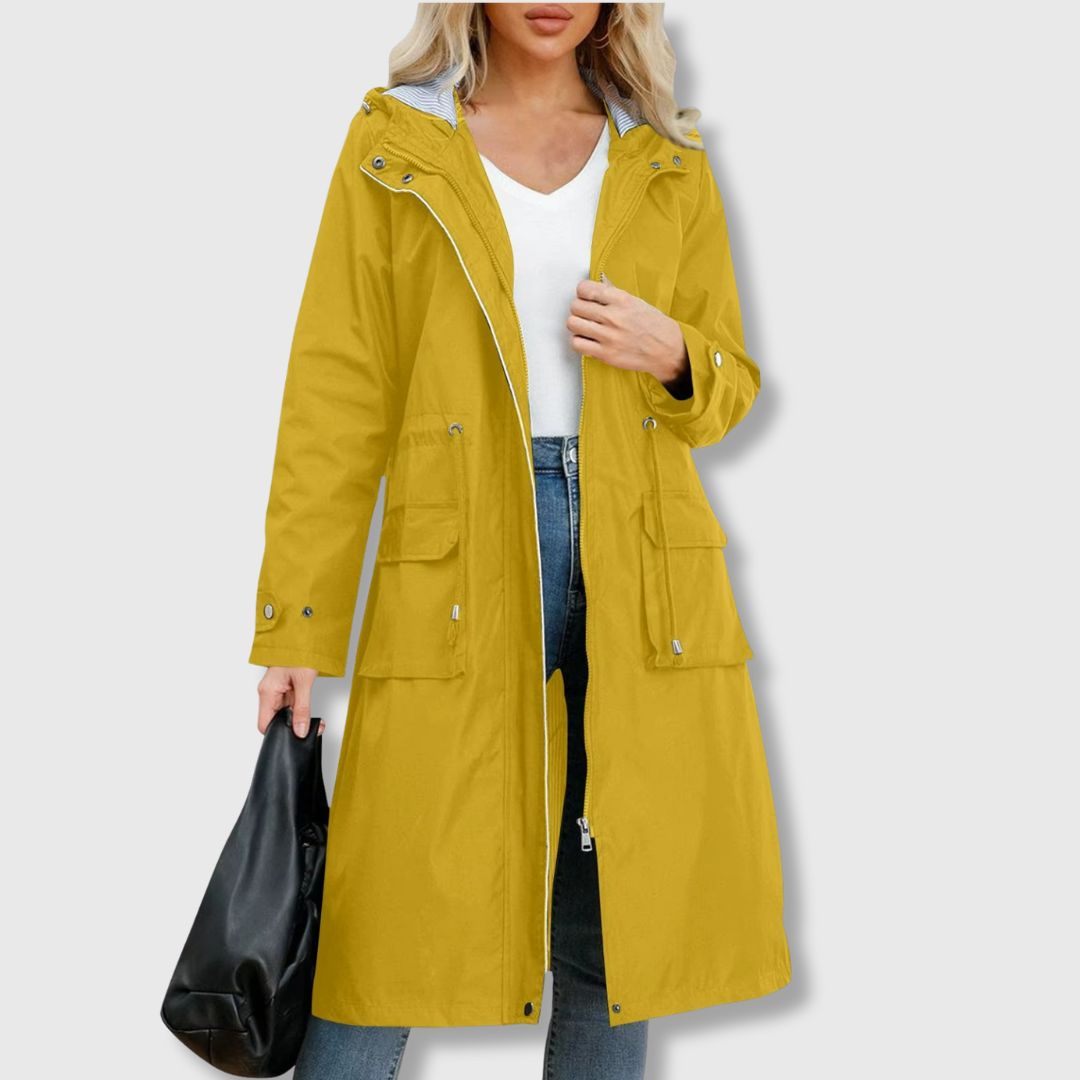 WW | Lange Alltagsjacke mit Kapuze