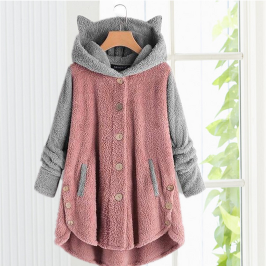 WW | Kapuzenjacke mit Katzenohren Design