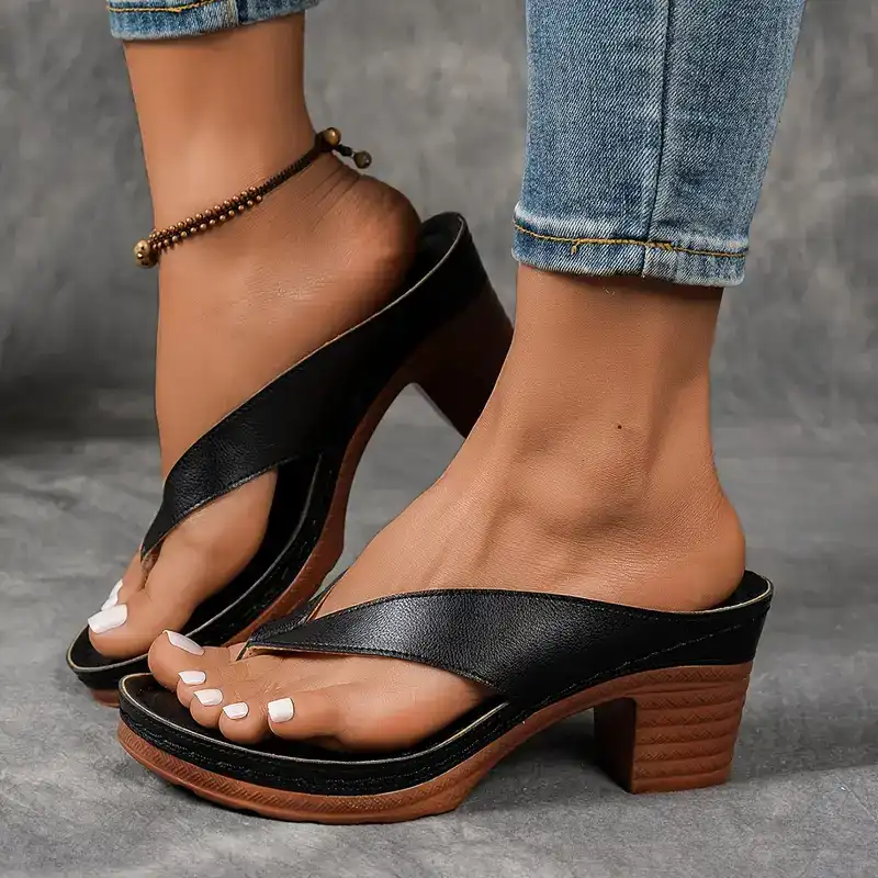 Clara | Chunky Heel Orthopedic Sandals