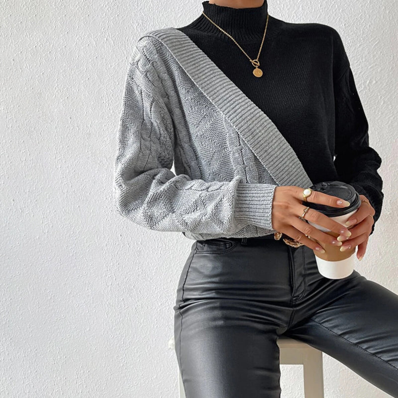WW | Pullover Aus Patchwork Strick