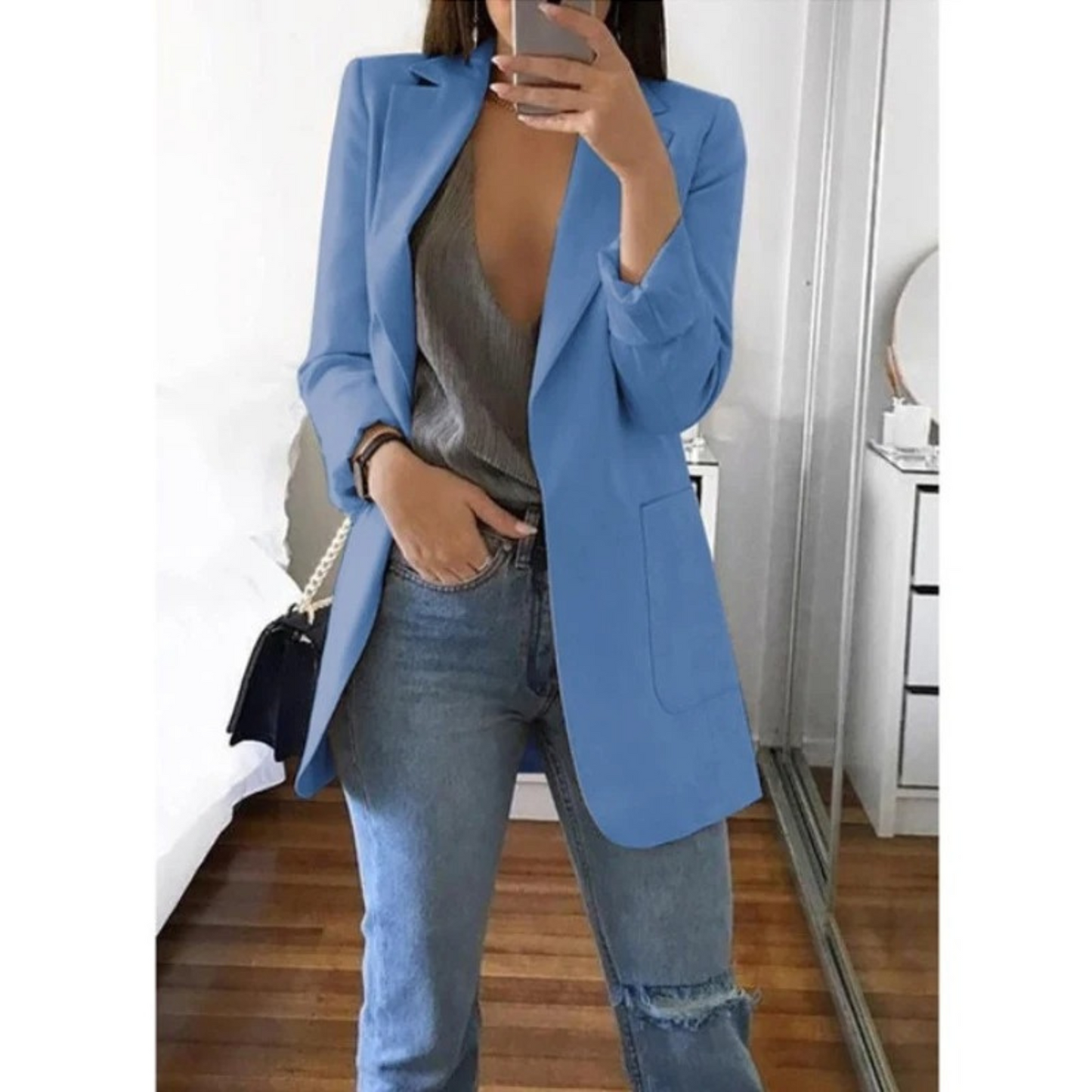 WW | Blazer Lang Damen Blazer