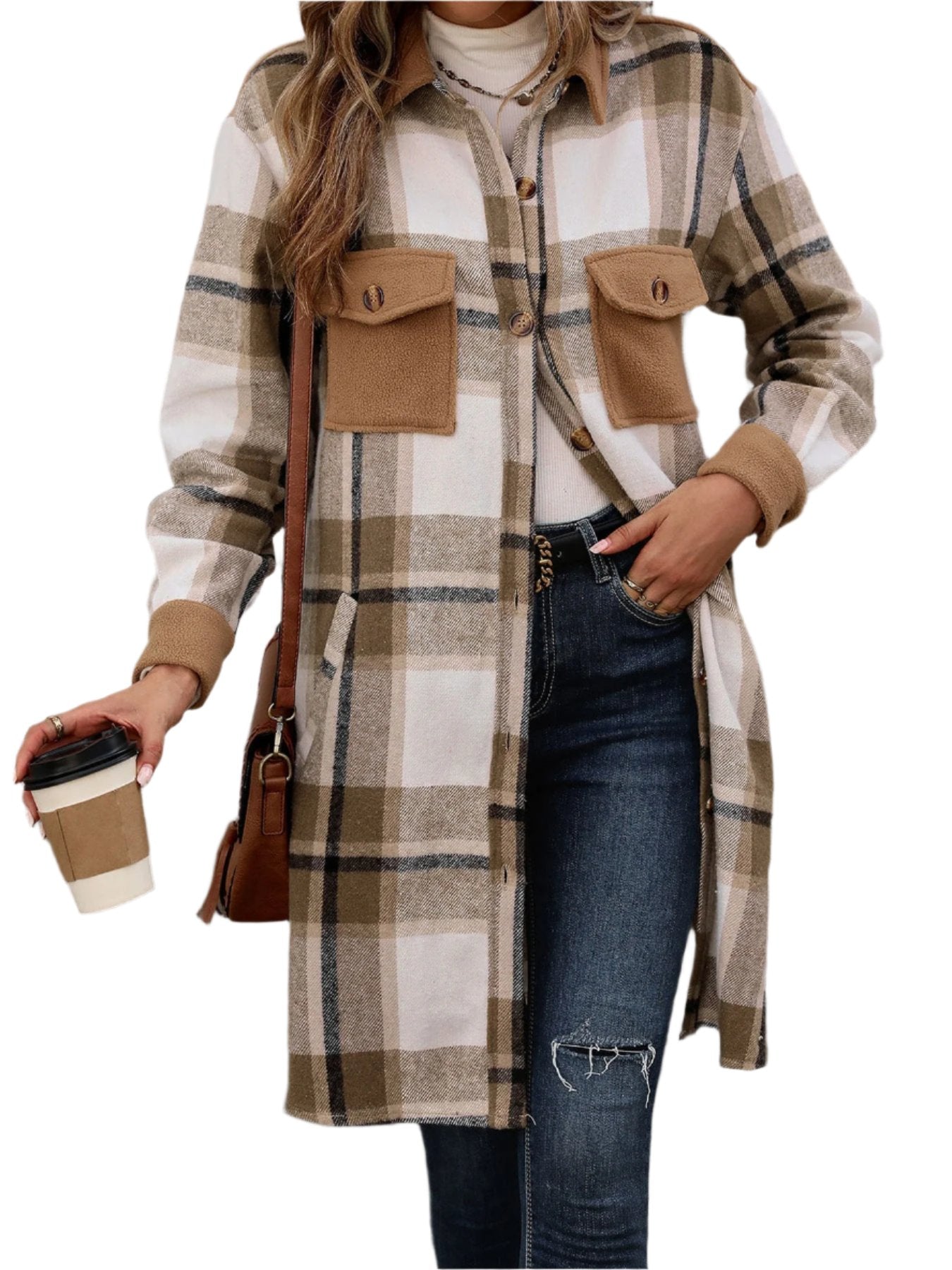 WW | Plaid Button-Up Jacket