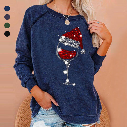 WW | Festliche Cheers Weinglas Sweatshirt