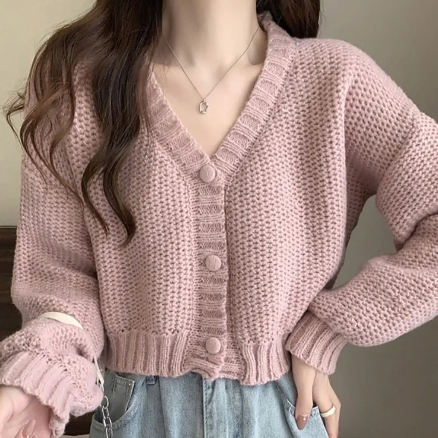 WW | Freizeitjacke mit V-Ausschnitt
