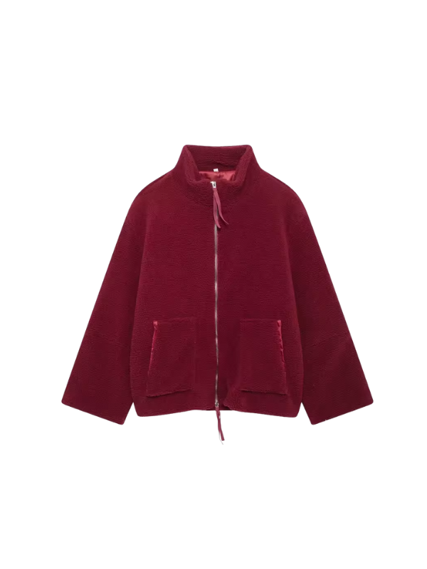 WW | Oversized Sherpa Fleece Jacket Ultra-soft and stylish for cold weather