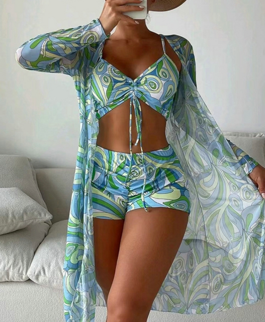 WW-piece bikini set | Demi-set