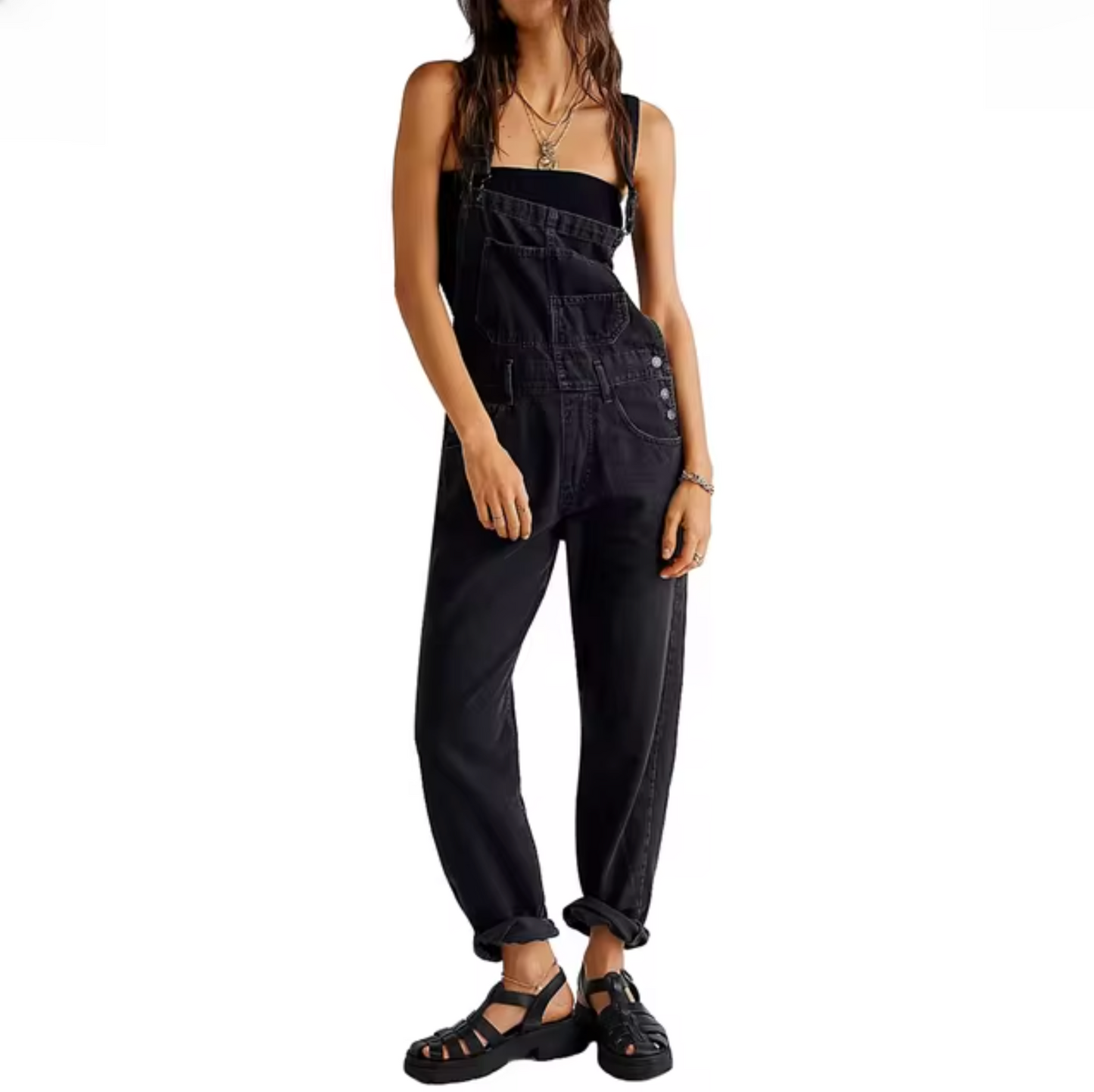 WW | Casual Denim Jumpsuit