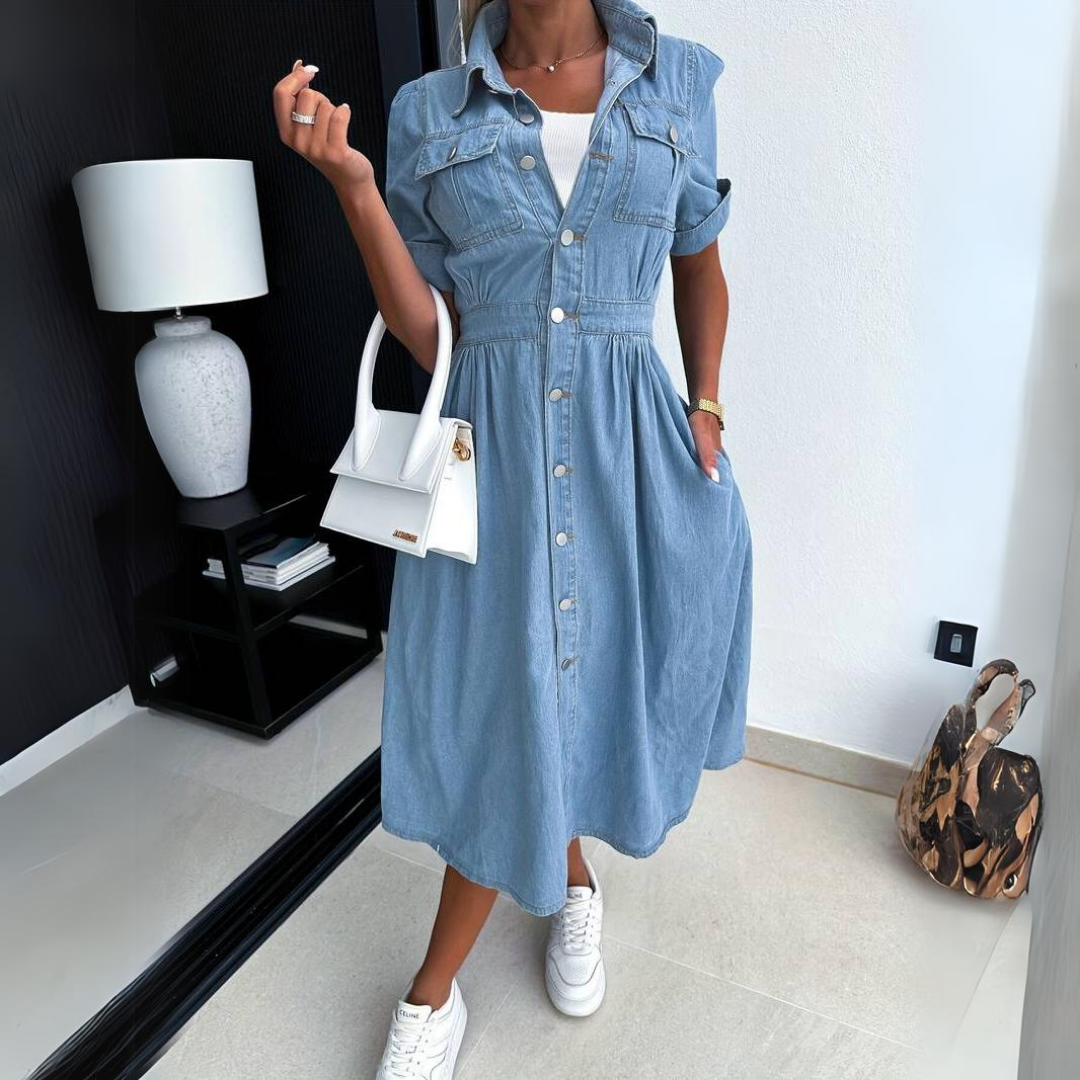WW | Elegantes Denim-Kleid für Damen