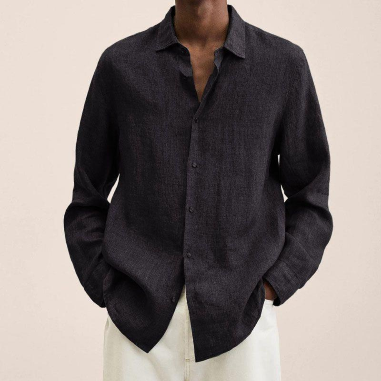 WW | Men's Long Linen Shirt