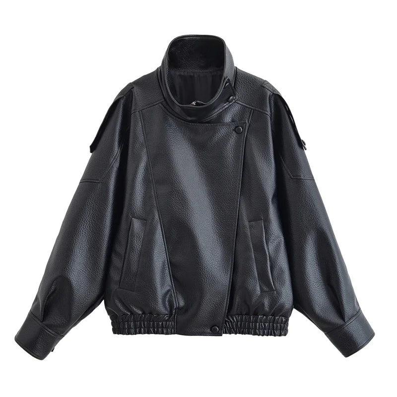 WW | Hochkragen-Motorradjacke