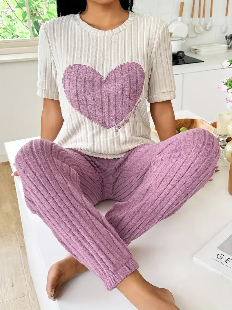 WW | Gerippte Loungewear-Set