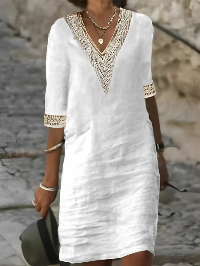 Julia – Linen-Cotton Dress