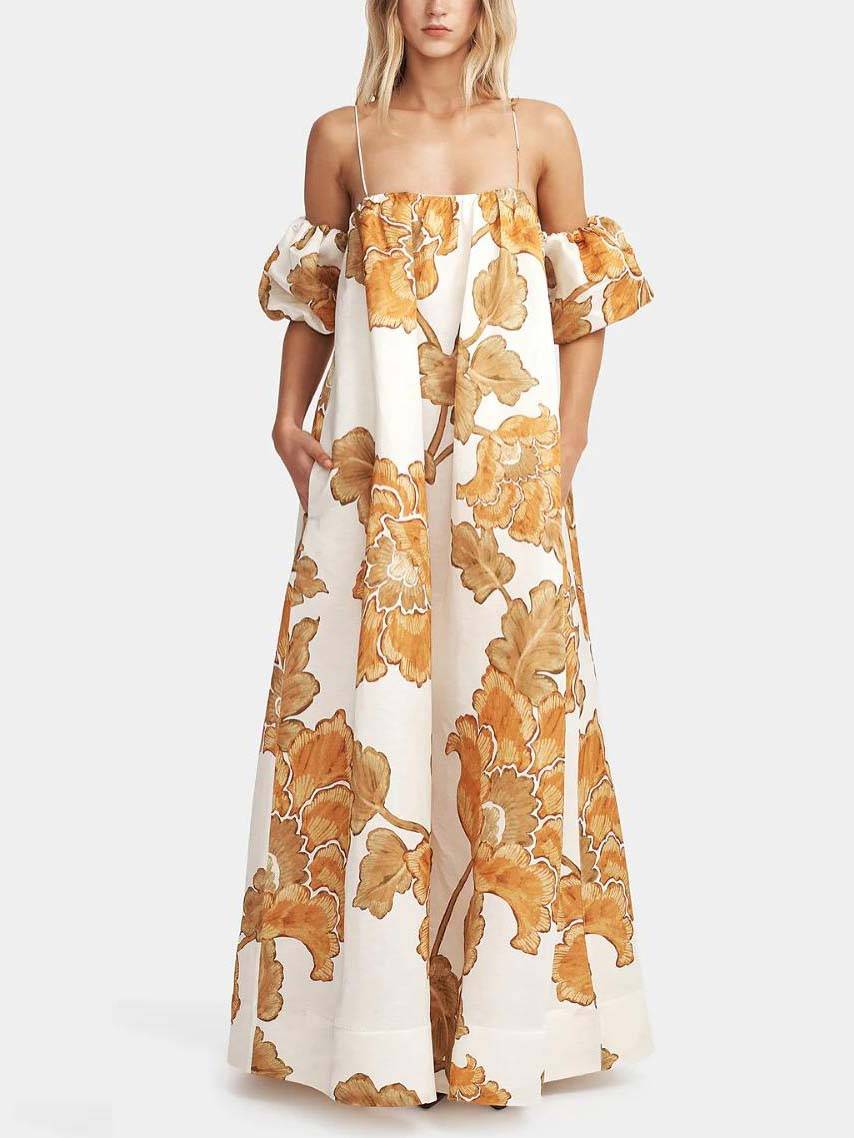 Strappy Floral Dress