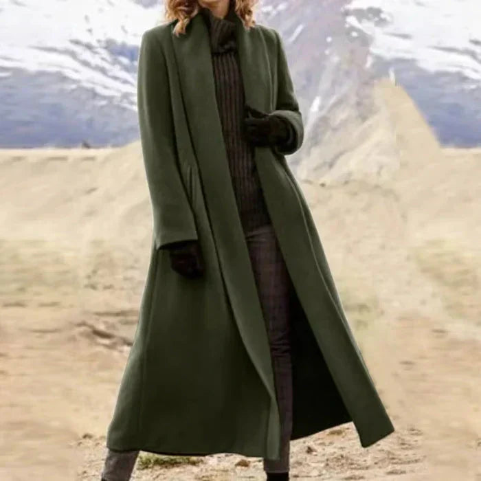 WW | Long coat with free stylish gloves