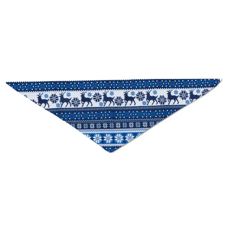 WW | Fröhliche blaue Weihnachts-Pyjamas mit Schneemann und Slogan-Designs