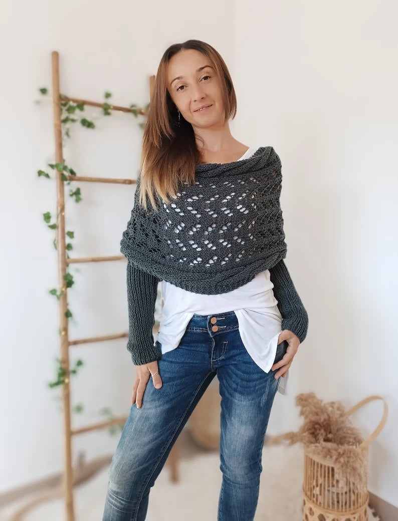 WW | Scarf - elegant women's woven wrap