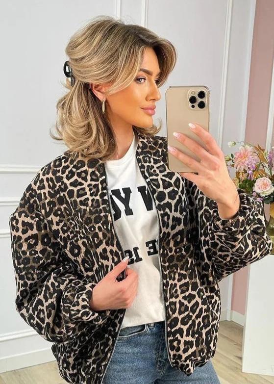 WW | Leoparden Bomberjacke