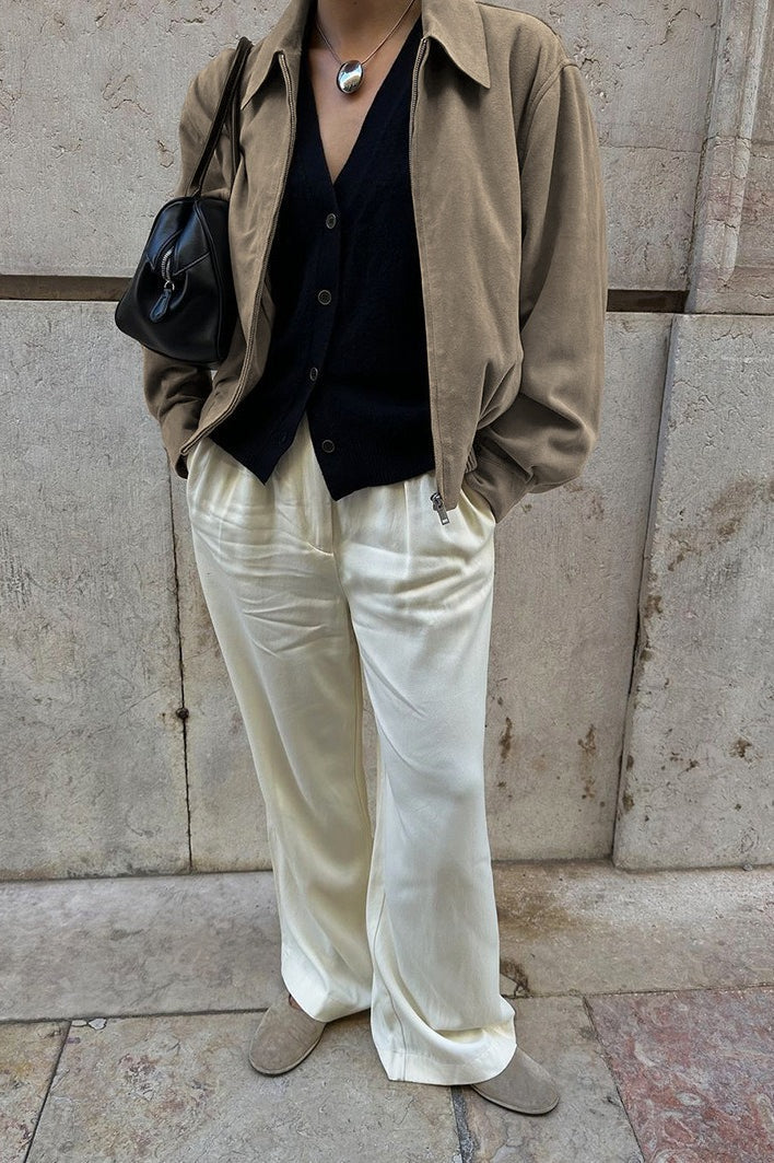 WW | Fit Khaki Suede Jacket
